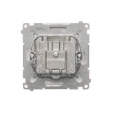 Temperature regultor with outer sensor, satin, metallized