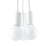 HANGING LAMP DIEGO 3 WHITE E27 3X60W IP20