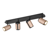 Gillan spotlight 4-pc GU10 coffee brown