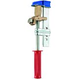 Blue clamp with insulated handle for insulated conductor bars