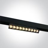 BLACK 22W WW 48V IP20 ADJUSTABLE MINI MAXI P&P