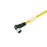 Sensor/actuator line, One end without connector, M8, Number of poles : 3, 1.5 m, Socket, angled, Shielded: No, LED: No, Sheath material: PUR, Halogen: No