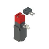Safety switch with lock and separate actuator