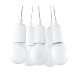 HANGING LAMP DIEGO 5 WHITE E27 5X60W IP20