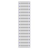 Installation insert 2-45L complete, 15 rows, plastic
