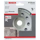Diamond Cup Wheel Standard for Concrete125x22.23x5
