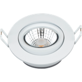 HALUX LED Slim Downlight 6W Dimmable CCT 2700K/3000K 461Lm 36° CRI>95 Flicker-Free Cutout 68 mm (Internal Driver Included) IP44 IK04 White