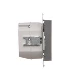 SOON ON SALE, double socket outlet without earthing, without shutters, (module), Simon 24, IP20, 16A, cashmere