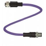 V15B-G-5M-PUR-ABG-V15B-G connecting cable