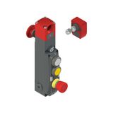 NG series safety switch with lock and integrated control devices, with actuator