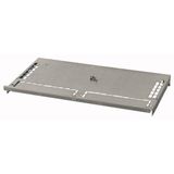 XP2N4F-MCB06 Partition, 2xNZM4 component mounting area/cable connection area, fixed mounted design, main busbar back, W=600mm