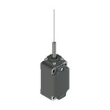 Position switch, coil spring with cat's whisker