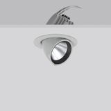 GOLAS mini, 20 W, 2550 lm, 930, silver, on/off Recessed projectors, D 