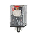 MKSN8495A Relay, plug-in, 8-pin, DPDT, 10 A, mech & LED indicator, test button MKSN8495A