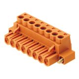 PCB plug-in connector, female plug, 5.08 mm, Number of poles: 4, 180°, Clamping yoke connection, Clamping range, max. : 3.31 mm², Box