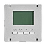 Digital thermostat - top part, heating/cooling, silver