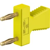 Jumper, pitch 12 mm, 70 V, 10 A, gold-plated, yellow, 63.9354-24