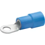 Insulated ring cable lug, 1.5-2.5 mm², AWG 16 to 14, 10.5 mm, blue, 63010