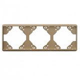 TRIPLE HORIZONTAL FRAME CHAMPAGNE