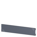 SIVACON, mounting plate, mounting with bracket, perforated, H: 200 mm, W: 1000 mm, zinc-plated The