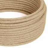 Natural Juta Textile Cable - The Original Creative-Cables - RN06 round 2x0.75mm / 3x0.75mm