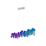 Pulse LED pendant chrome