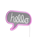 Hello LED neon sign