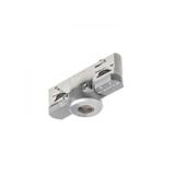 EUTRAC pendant adapter for 3-circuit tracks silver grey 230V