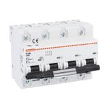 Miniature circuit breaker, 1P, 2P, 3P and 4P - 10kA, characteristic C, 100A