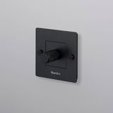 EU 1G DIMMER / 100W LED / 2 WAY / CROSS / BLACK