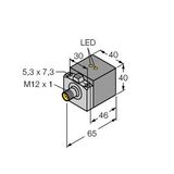 Inductive Sensor With WeldGuard™ Coating   BI20U-CA40-AP6X2-H1141/S1590 W/BS2.0