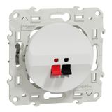 LOUDSPEAKER SOCKET ODACE WHITE