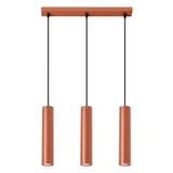 LAGOS 3L HANGING LAMP RED OCHRE 3XGU10