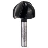 Core box bit, 1/4", R1 12.7 mm, D 25.4 mm, L 15.6 mm, G 49 mm
