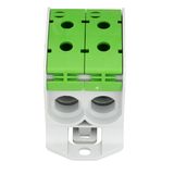 Aluminium /Copper terminal, 1-pole Double green, 95mmý