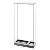 BASE AND HEADBOARD - FLOOR-MOUNTED DISTRIBUTION BOARD WITH SIDE COMPARTMENT - QD
