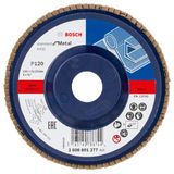 X431 flap disc, Standard for Metal 125 mm, 22.23 mm, 120