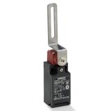 Safety Limit switch, D4NH, M20 (1 conduit), 1NC/1NO (slow-action), arm D4NH0015E