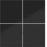 KNX pushbutton cover, 4-way, A.x/C.x, glossy night black