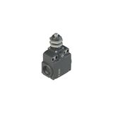 Position switch with threaded piston plunger
