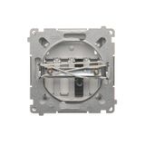 Splash-proof single switch, IP54, 10AX, Screw, white