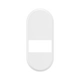 Shaver Socket Cover Plate Celiane White CB0135