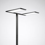 Free-standing luminaires Luceos S Prisms Black ETDD 220W 30600lm Wide reduced glare UGR19 (W19) IK02 3 SDCM