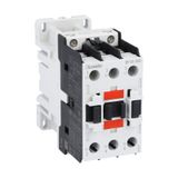 Three-pole contactor, IEC operating current Ie (AC3) = 38A, DC coil, 110VDC