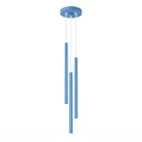 Pendant lamp PASTELO 3P azure