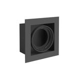 Ceiling luminaire housing PIREO, recessed, IP20, single, black