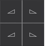 KNX pushbutton cover, 4-way, high/low dimming, A.x/C.x, matte night black