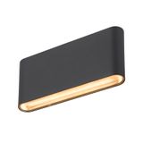 OVAL 18 WL wall-mounted light 2700/3000K, 10W, black