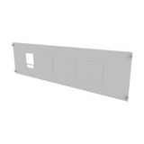 ProfiSNAP Front Plate, for enclosure width 1200mm, H=300mm, prepared f