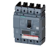 Circuit breaker 3VA6 UL frame 250 breaking capacity class H 65 kA @ 480 V 4-pole